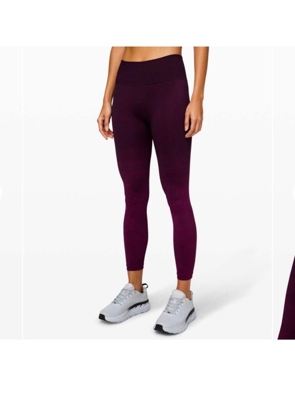 lululemon athletica Deep Plum High-Rise Seamless Leggings